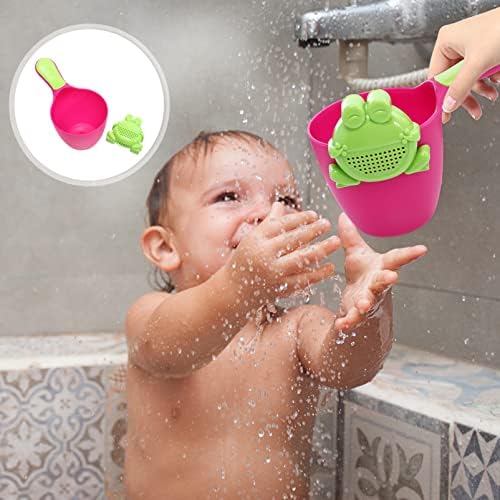 Kisangel 1 комплект и Водопад за Многофункционални Детска Розова вана, Дизайн за изплакване, за да проверите