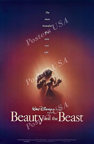 Плакати Класика на Дисни на САЩ Плакат Красавицата и звярът - DISN024 (24 x 36 (61 cm x 91,5 см))