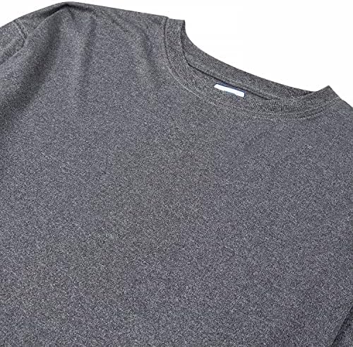 Ризи за суха засаждане на Russell Athletic Големи и високи размери с дълъг ръкав – 2 Опаковки Тренировъчни Тениски