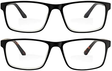 Бифокални Очила за четене Yogo Визия за мъже и жени, Правоъгълни мультифокальные Очила за четене с кутия пролетта панти, Ретро Дизайн