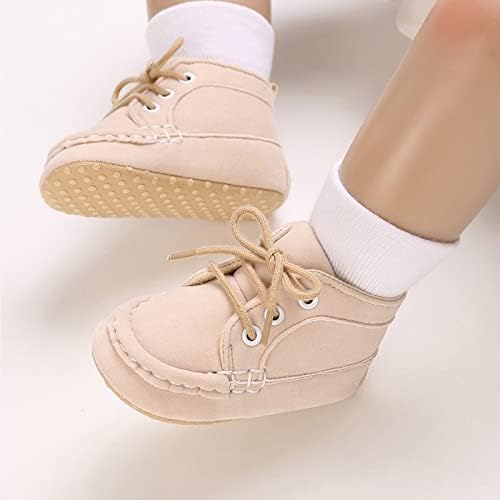 Детски обувки, Обувки за бебета Топли Памучни Обувки Нескользящие Дишащи Модни Обувки с телесен цвят за деца 11 (Хакове, 0-6
