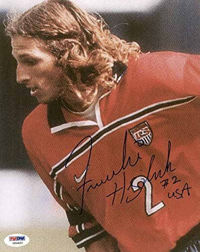 Снимка на Франки Хейдука с автограф 8x10 За националния отбор на САЩ PSA/DNA U54820 - Футболни снимки с автографи