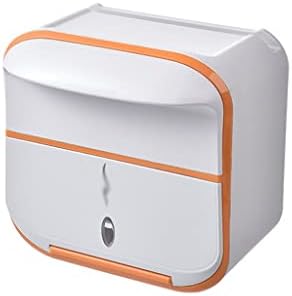 BKDFD Двойно Стенни кутия за тоалетни кърпички, чекмеджето за тоалетна хартия без пробиване (Цвят: E, размер: 22,3 * 12,5 * 21 см)