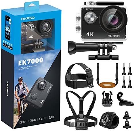 Комплект екшън-камера AKASO EK7000 и футболен комплект