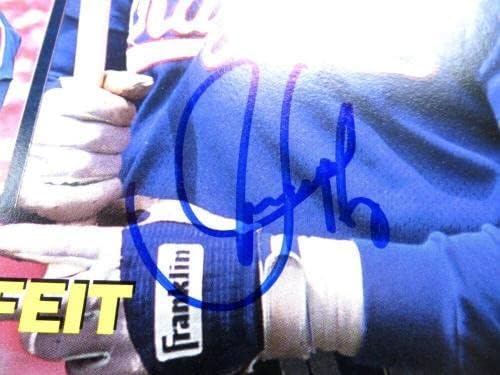 Хуан Гонзалес Подписа на Спортни картички влезете с Автограф от 1994 Rangers JSA AH04547 - Списания MLB С Автограф