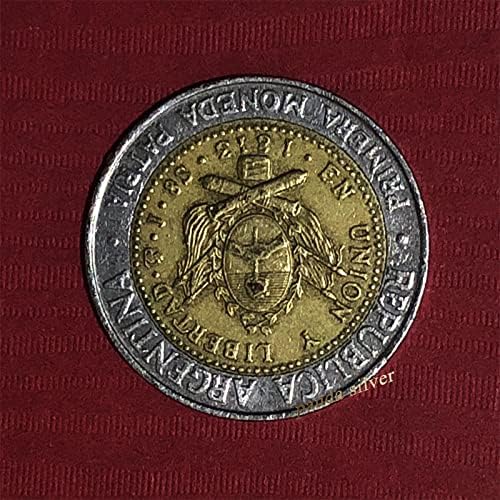 Аржентина 1 Песо, Случаен Година на издаване, Използвана Оригиналната монета