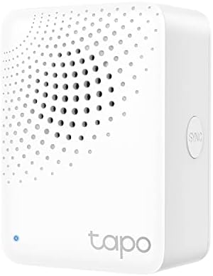 TP-Link Tapo Smart Hub с вграден Chime, изисква Wi-Fi На 2,4 Ghz, надеждни връзки на големи разстояния с датчици Tapo,