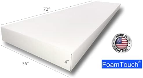 FoamTouch 5x 36x 72 Подмяна на възглавници за пейки Cool Gel Memory Foam средна твърдост (Подмяна на седалки, Обивочной кърпи,
