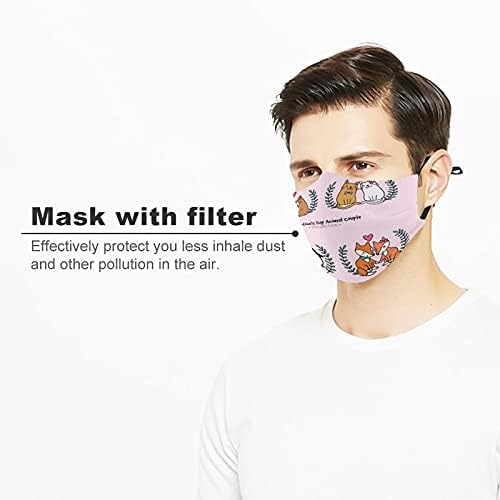 Творчески Прахозащитен Калъфи За Устата Защитно Облекло Тъканни Маска дизайн Сладка Двойка Картина С Животни подарък