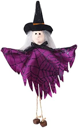 Хелоуин декорация Хелоуин тиква вещица кукла на парти кукла окачване за вътрешен и украса на открито празник Crystal