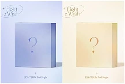 LIGHTSUM Light a Wish 2-ри сингъл от албума Light Version CD + 90p Книжка + 1p Хартия за текстове на песни + 1p Покана