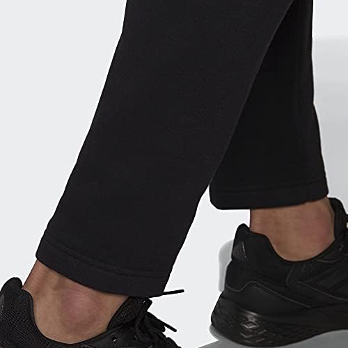 мъжки спортни Дрехи adidas Primegreen Essentials Удобни Флисовые Зауженные Панталони с логото на Черен Размер XL