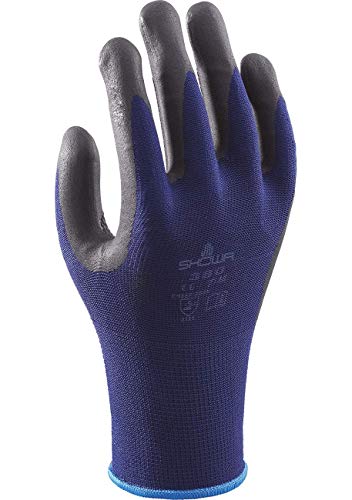 Работни ръкавици за възрастни SHOWA унисекс, сини, Голяма опаковка по 24 долара на САЩ