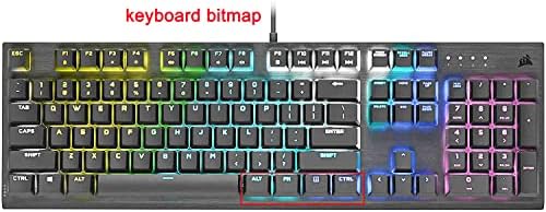 Корица клавиатура е Съвместима с белязана от ниско-профил механична геймърска клавиатура Corsair K60 RGB Pro/ Corsair K60