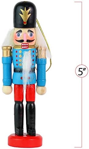 Декоративни Фигурки-Лешникотрошачка За Коледа - Коледен Мини-Дървена Лешникотрошачката Поп и войник