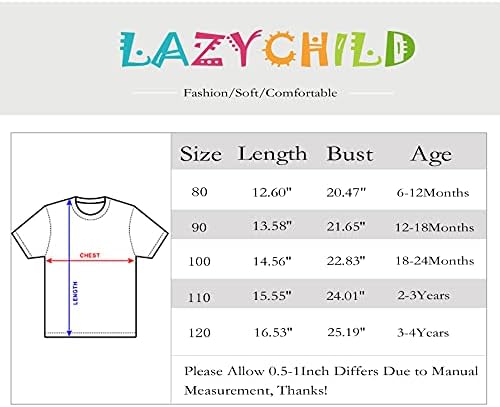 LAZYCHILD Това е Просто един Куп трикове-Покусов, Тениска на Хелоуин За Малки Момчета И Момичета, Тениски с участието на