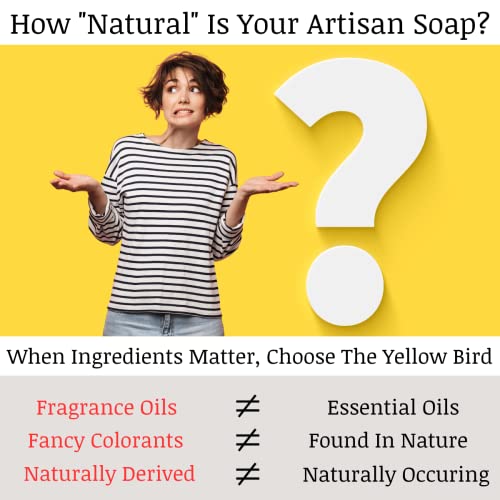 Естествено каламиновое ръчно изработени сапуни Yellow Bird Bar-Soap - Органично почистващо средство за баня, за лице и тяло.