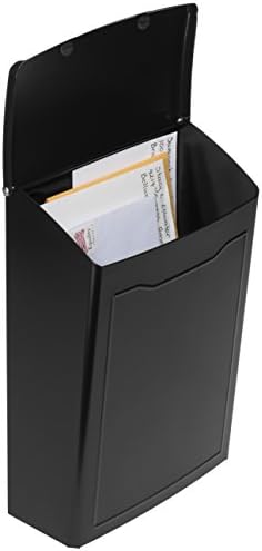Архитектурноакустические Пощенски кутии 2681B Черно Пощенска кутия за Стенен монтаж Marina, Малък
