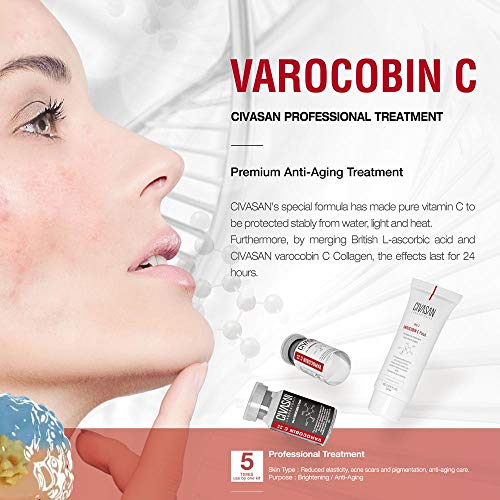Персонален набор от CIVASAN Varocobin C За Грижа за кожата на лицето с Чист Витамин C