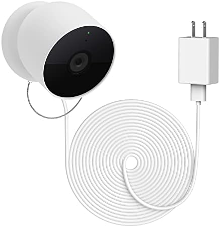 Комплект захранващия кабел на камерата Ayotu 26ft с анти-кражба на Сигурността на веригата за Google Nest Cam (батерия), Водоустойчив