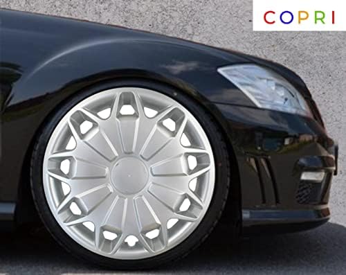 Комплект Copri от 4 Джанти Накладки 16-Инчов Сребрист цвят, Защелкивающихся На Ступицу, подходящи за Mercedes