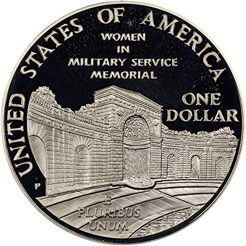 1994 P Жените в армията е Памятном Сребърен долар - Красива Монета - Доказателство за DCAM - Монетен двор на САЩ