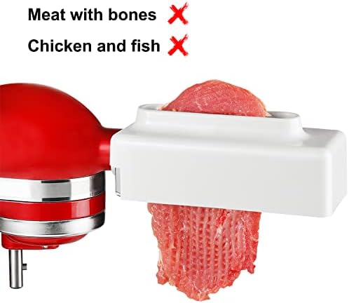 Дюза за мелене на месо за миксер bosch.между KitchenAid Stand – Машина за мелене на месо е Подходяща за използване