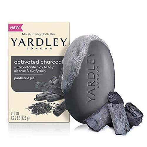 Хидратиращ Шоколад за баня Yardley Yardley London, Активен въглен 4,25 грама (Опаковка от 24 броя), Активен въглен, 24