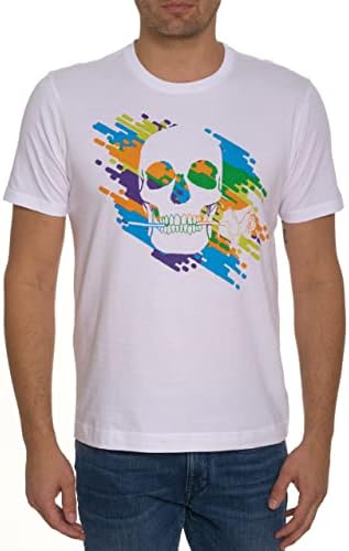 Мъжки памучен тениска Fraizer с къс ръкав Robert Graham с графичен дизайн