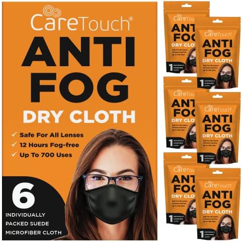 Суха салфетка Care Touch със защита от замъгляване - Замшевая кърпа от микрофибър в индивидуална опаковка - Безопасни