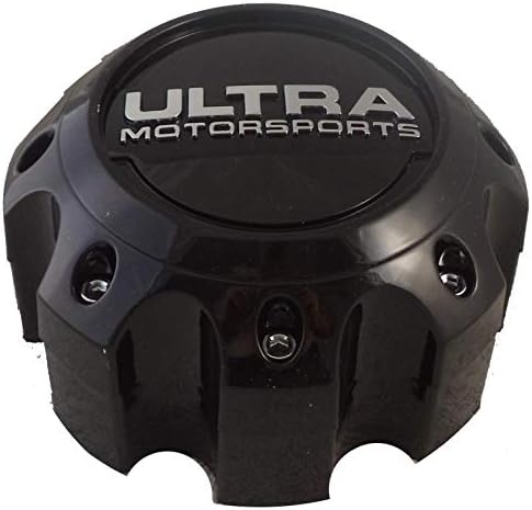 Централна капачката на колелото Ultra Motorsports блясък-черно, изработени по поръчка, Pn: 89-9780BK