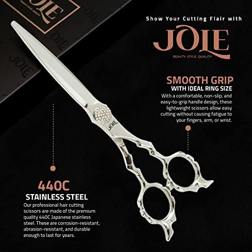 Професионални ножици за подстригване на коса Jole - Силни и точни японски Ножици за коса от неръждаема стомана