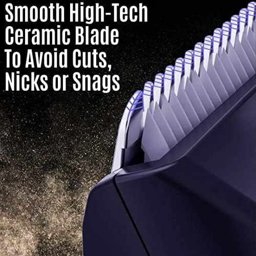 Машинка за подстригване за коса WarriorX - Топки с керамични остриета и Тример за косми по тялото си – Сменное Керамично