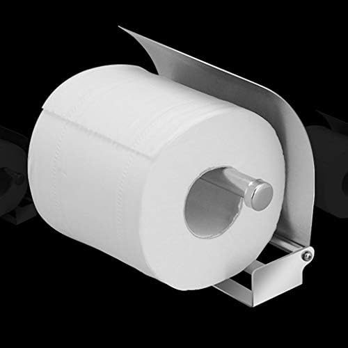 Държач за хартиени кърпи CUJUX от неръждаема стомана - Самоклеящийся Домакински Стенен държач за роли в банята