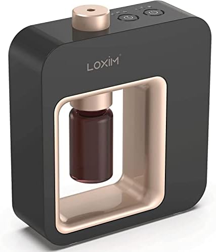 Решетки на етерични масла LOXIM - Безводен Ароматерапевтични дифузьор (Черен)