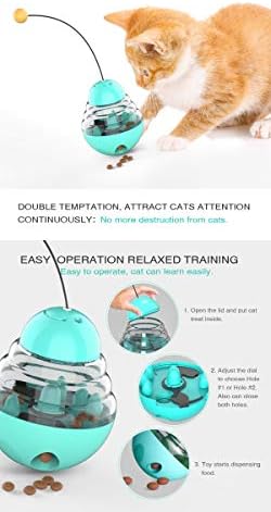 AOSUI cat Treat Toy, най-Добрите котешки играчки за отегчени котки, Захранващи котешки Предложения, Играчка за ръка предложения