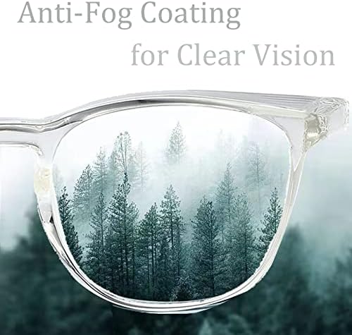 UZUIBANG Защитни Очила за Мъже И Жени, Фарове за Защитни Очила, са Удобни, Блокер Синя Светлина, UV-Защита на Възрастни,