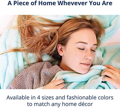Флисовое одеяло ViscoSoft Full / Queen Size - Меко и плюшевое одеяло, Лек дизайн - Мятно-Зелена Аквамариновое Покривки