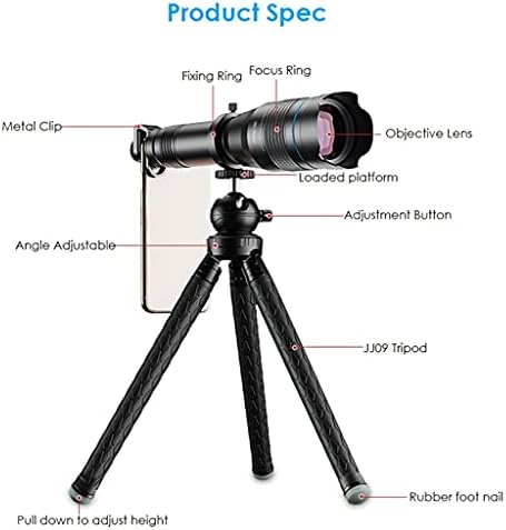 SLNFXC 60X Обектива на камерата на телефона е с Супертелеобъективным Увеличение Монокуляр Телескоп за Плажни Пътуване,