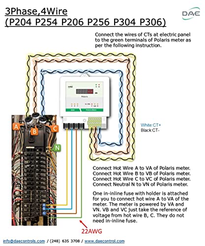КОМПЛЕКТ DAE P254-400, 400A, UL-кВтч Интелигентни електромера, 3P4W (3 горещите жици, 1 неутрални), 120/208, 3 разъемных