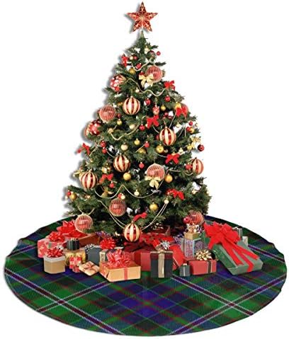 QIUYELONG 36 48 Инча Клан Маккрейг Тартан Традиционна Пола За Коледно Селски Празнични Украси Коледна Елха