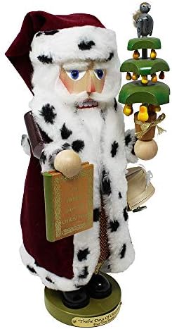 Steinbach Kurt Adler Лимитированная серия от 12 Дни Коледен Мюзикъл Круша елха Дядо Лешникотрошачката, 17,5