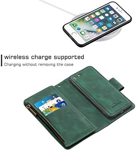 Чанта-портфейл XYX с цип за Samsung Galaxy S20 FE 5G, Кожена Подвижна Магнитна чанта 2 в 1 джоб с 9 слота за