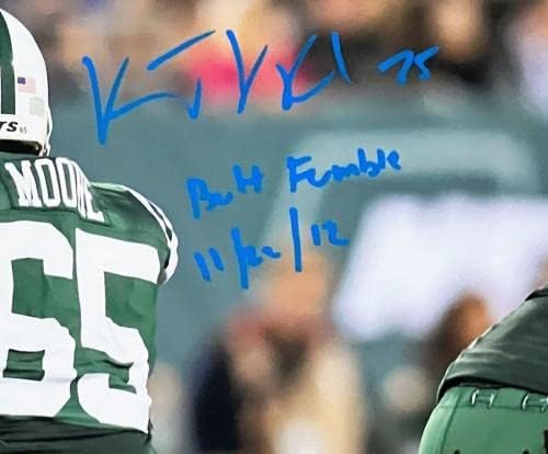 Винс Уилфорк Патриоти Подписаха Butt Несполучлив Дюзи С Надпис 16x20 Завършилите Patriots - Снимки NFL с автограф