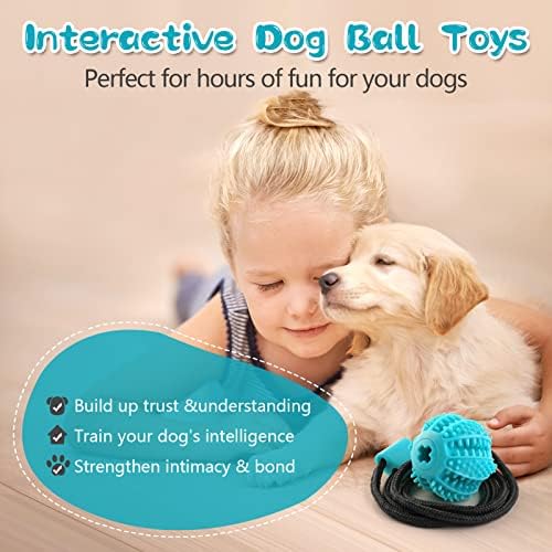 Fragralley 2 опаковане на Играчки-топки за кучета за домашни любимци - не са токсични, устойчиви на укусам Играчка топка,