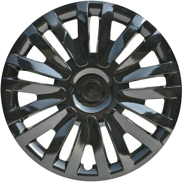 Комплект Copri от 4 Джанти Накладки 14-Инчов Черен на цвят, с защелкивающейся капак Подходящ за Hyundai
