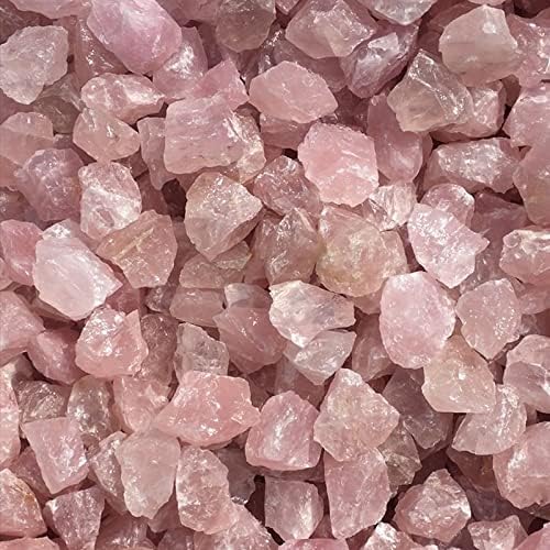 100 грама Естествени Необработени Кристали от Розов кварц Проба Минерали, Лечебен Кристал Естествен Кристален