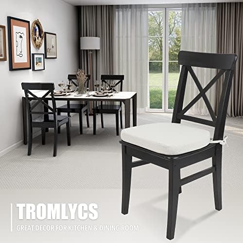 Tromlycs Възглавници Маса столове за заведения за хранене Кухненски Възглавници Комплект от 4-Стайни Седалки В Закрито U-Образна