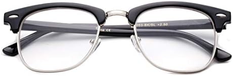 Полукадровые Очила за четене Модни Полукадровые Очила за четене за Мъже Ретро