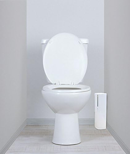 Тоалетна черепашья Четка за тоалетна с Мусорным кофа - Бял